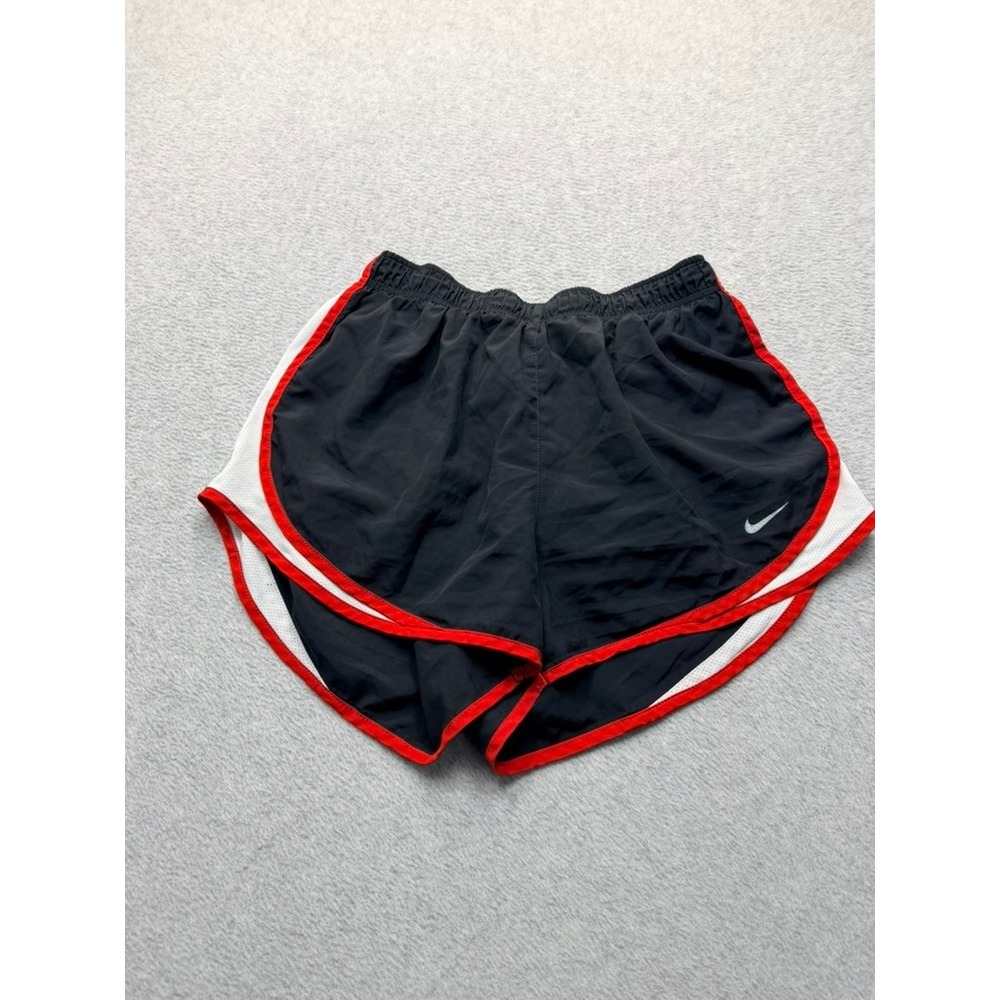 Nike Dri-FIT Tempo Running Shorts Black Red White Women Large